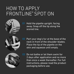 FRONTLINE Spot On Flea & Tick Treatment for Small Dog (2-10kg) 6 Pipettes