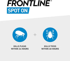 FRONTLINE Spot On Flea & Tick Treatment for Medium Dog (10-20kg) 6 Pipettes